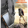 10000mAh Solar Power Bank with Dual USB and USB-C Output