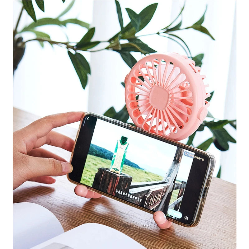 Flexible Clip-On Rechargeable Mini Fan