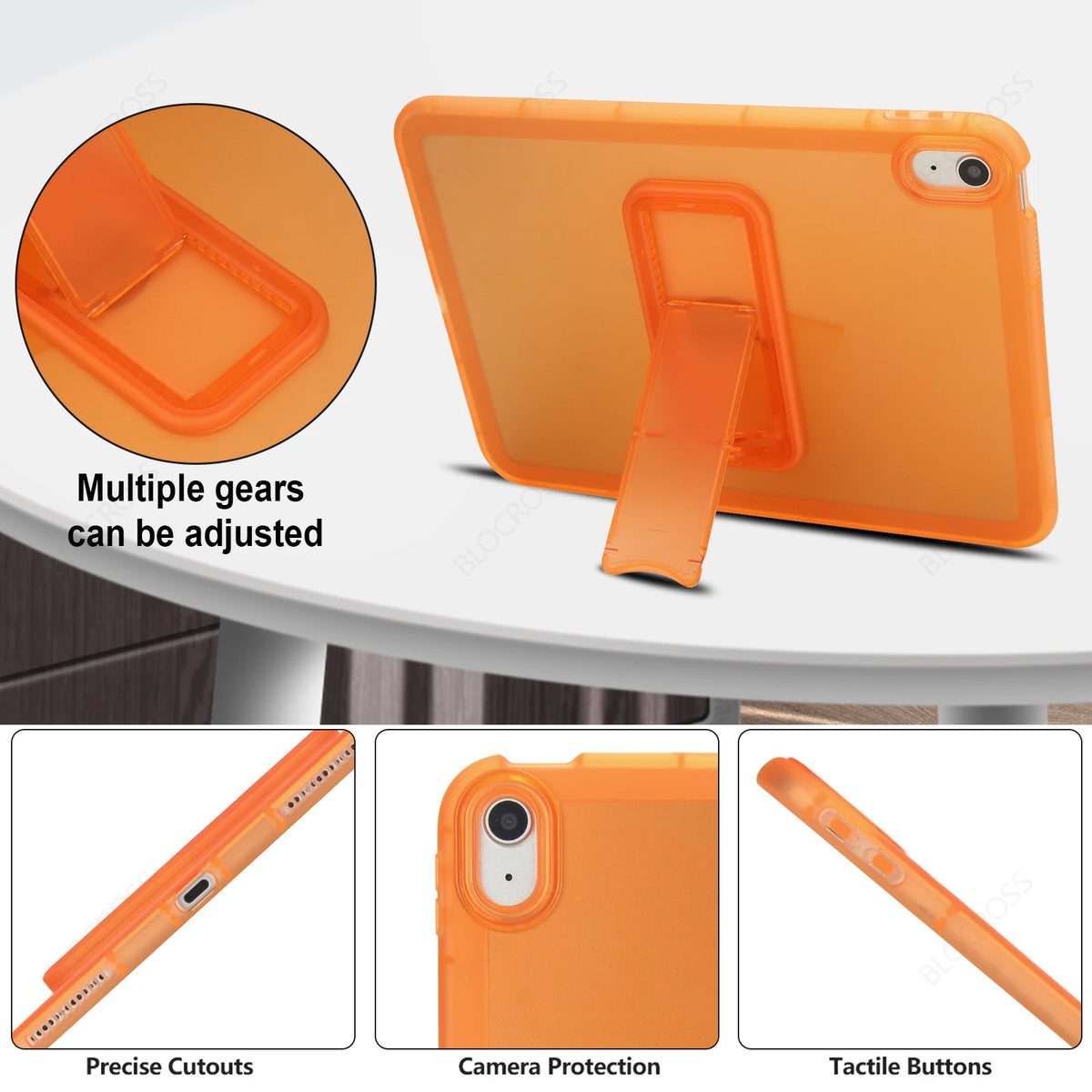 Shockproof Stand Case for iPad with Built-in Kickstand