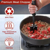 Meat Chopper & Shredder – Heat-Resistant Plastic Tool for Ground Beef