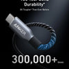 240W USB-C to USB-C Fast Charging Cable (3ft, Braided Nylon)