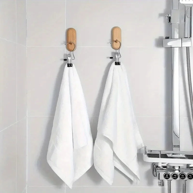 Stainless Steel Clothespins with Hooks