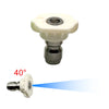 A white quick-connect pressure washer nozzle set with a 40 degree spray angle.