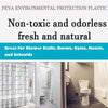 Clear PEVA Shower Curtain Liner with Hooks