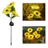Solar-Powered LED Sunflower Garden Light
