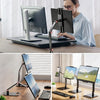 Adjustable Metal Monitor Mount for Desk Setup
