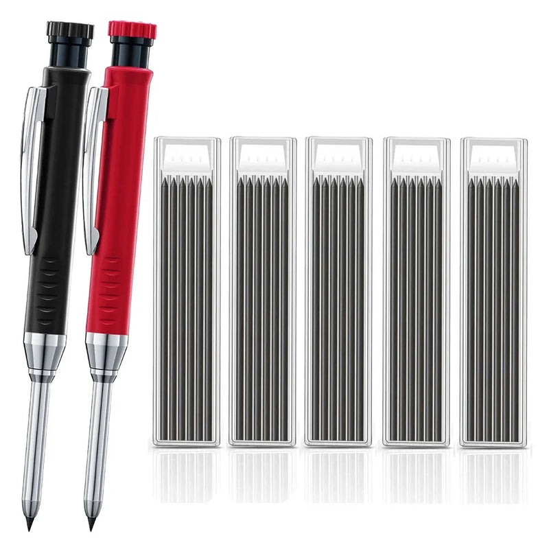 Solid Wood Carpenter's Mechanical Pencil