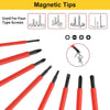 Insulated 1000V Magnetic Screwdriver Set for Electricians