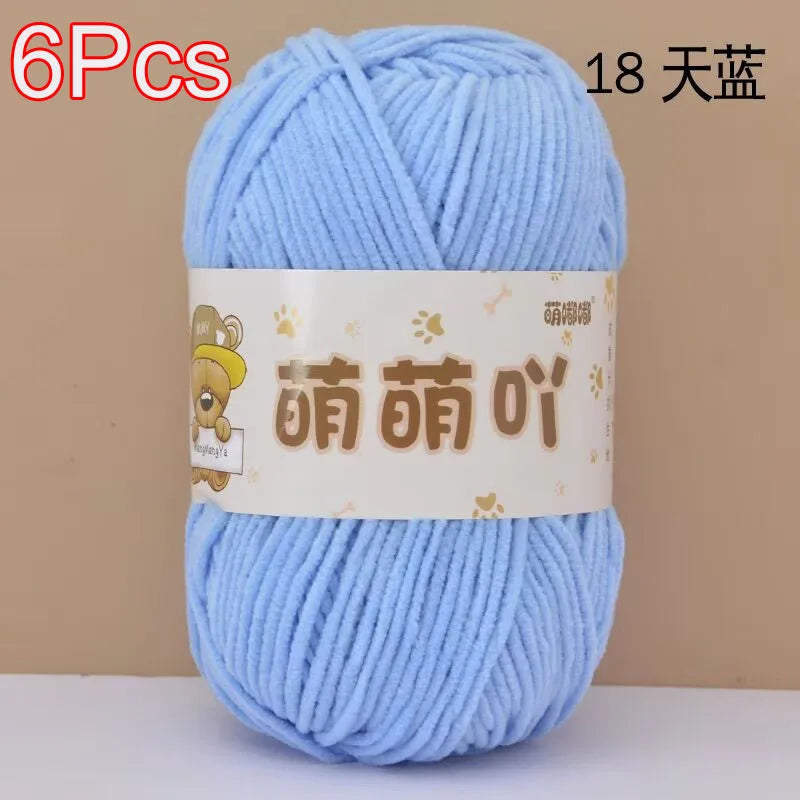 Soft Chenille Yarn for Crocheting and Knitting