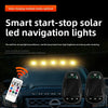 Solar-Powered RGB Strobe Light for Trucks and SUVs (5-Pack)