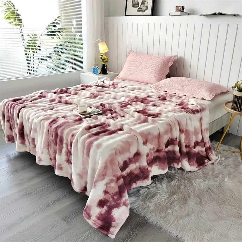 Couverture en fausse fourrure ultra-douce