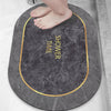 Ultra-Absorbent Diatomite Bath Mat with Non-Slip Rubber Base