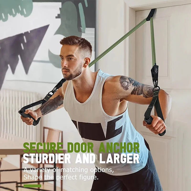 Verstellbare Widerstandsbänder-Set für Fitness zu Hause