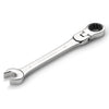 Metric Ratcheting Wrench Set with Flex-Head and Carry Bag