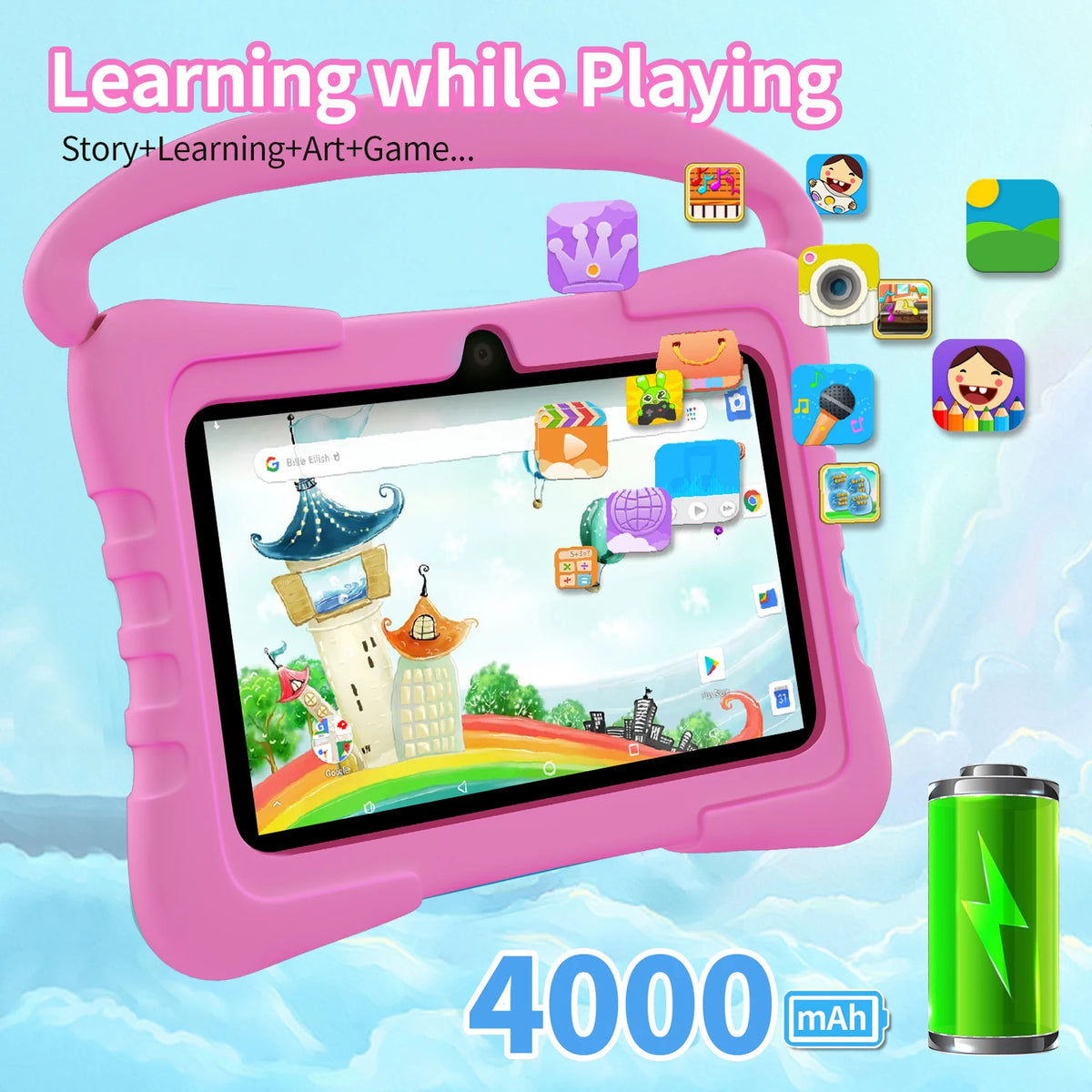 Tablette Éducative pour Enfants avec OS Android