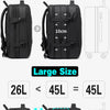 Expandable Travel Backpack with Laptop Compartment