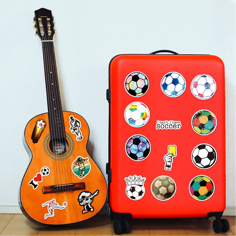 Soccer Sticker Pack – 100 Waterproof Vinyl Decals