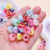 Multicolor Faceted Acrylic Spacer Beads for Jewelry Making