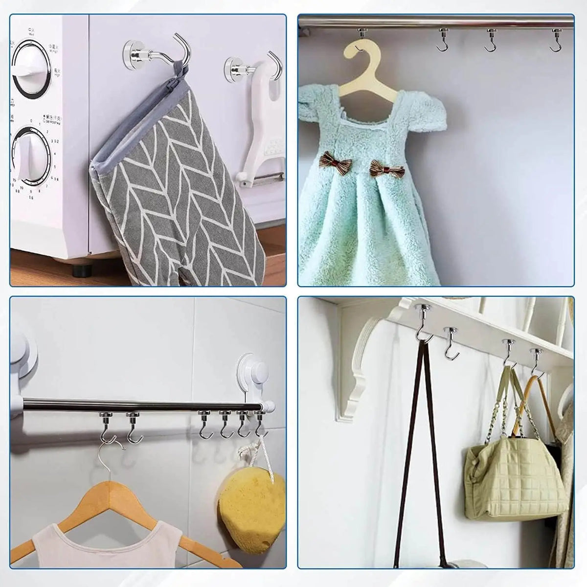 Heavy Duty Neodymium Magnet Hooks for Secure Hanging