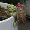 Vintage Climbing Turtle Garden Statue