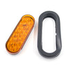 2-Pack 12V/24V LED Oval Tail Light for Trucks and Trailers
