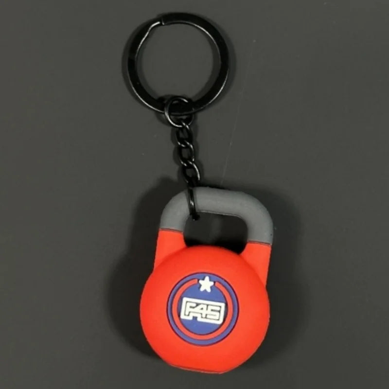 Silikon-Hantel-Anhänger-Set
