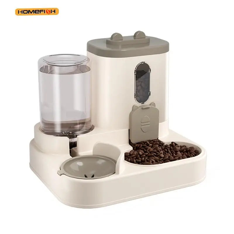 Automatic Cat Food and Water Dispenser