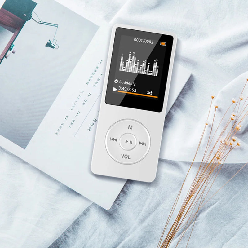 Compact MP3 Player with LCD Screen and FM Radio