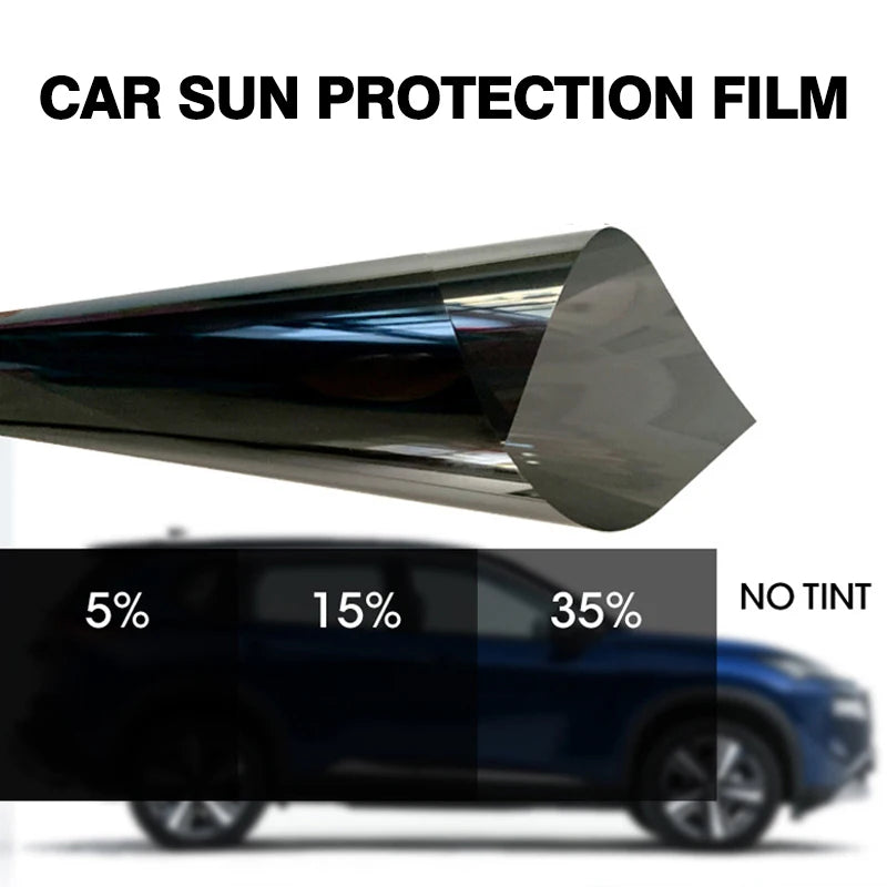 Car Window Tint Film – UV & Heat Protection with Privacy Finish