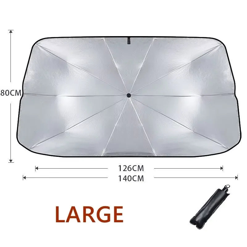 Retractable Car Windshield Sun Shade
