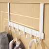Over-the-Door 6-Hook Organizer Rack