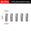 Hex Shank Socket Adapter Set for Power Drills (1/4, 3/8, 1/2 Inch)