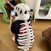 Funny Dinosaur Skeleton Plush Hat Costume