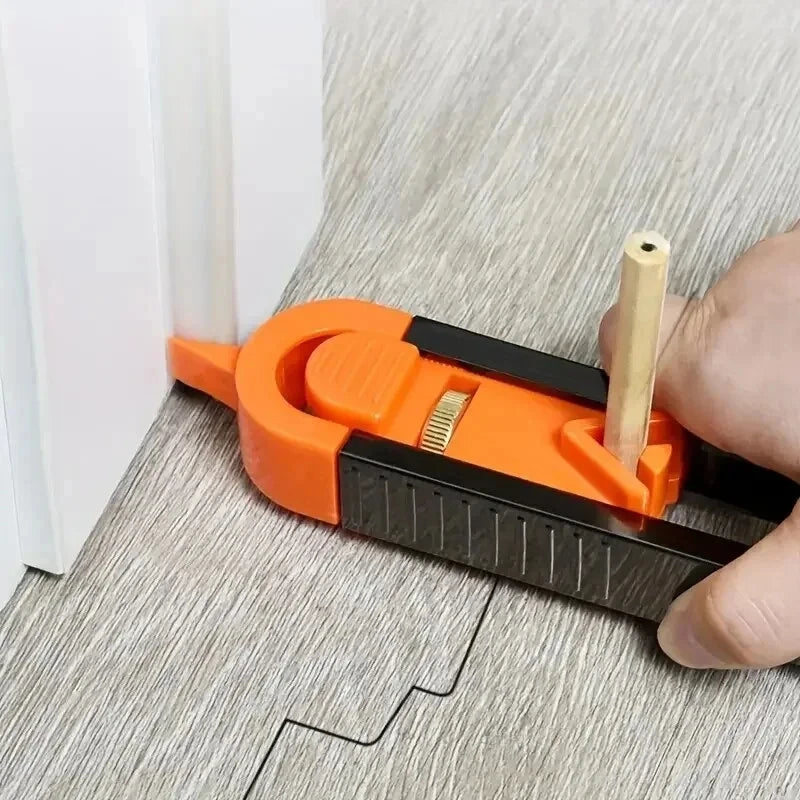 Adjustable Contour Gauge with Locking Profile Scribing Tool