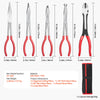 5-Piece Precision Needle Nose Pliers Set with Case