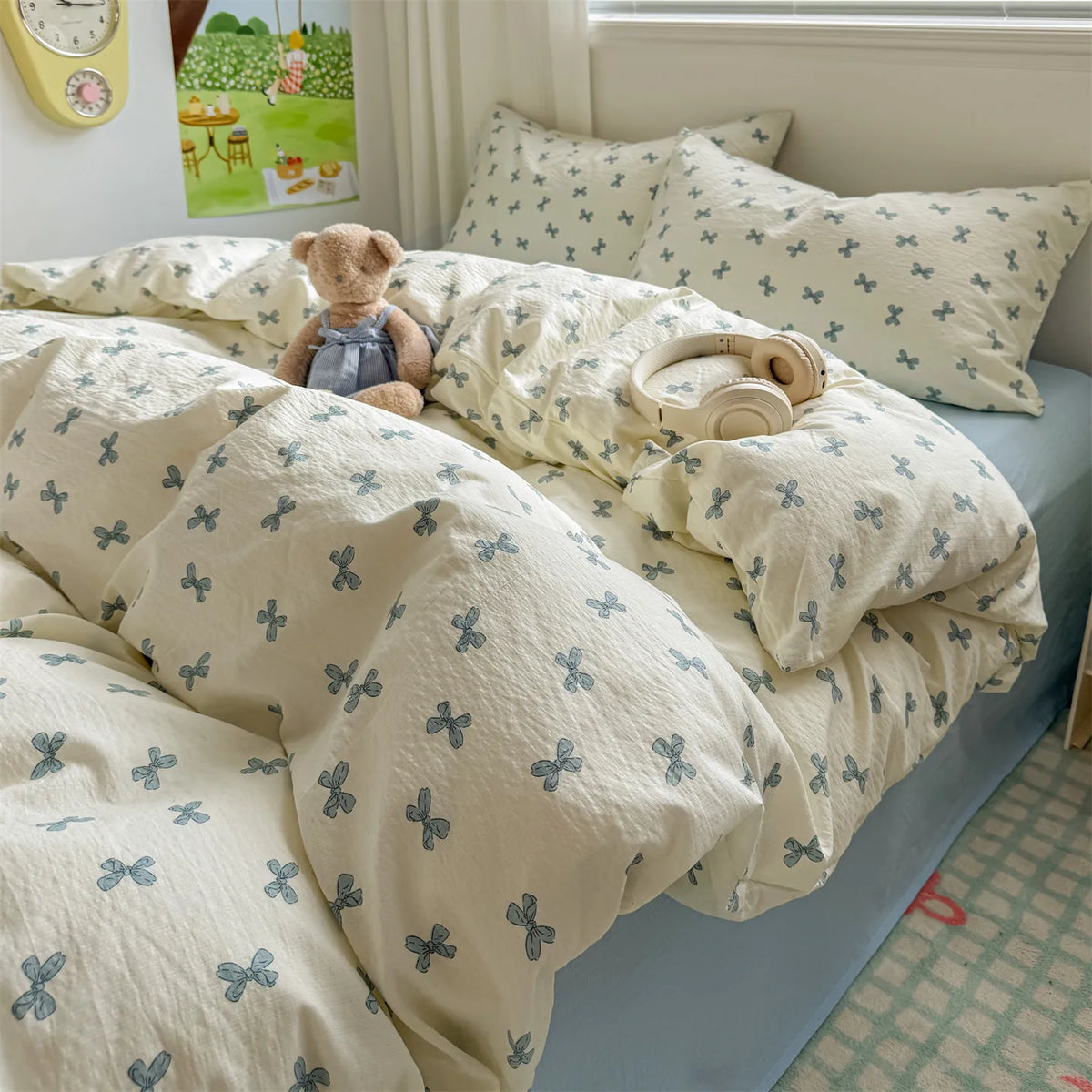 Ultra-Soft Microfiber Duvet Cover Set with Pillowcases