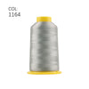 High-Tenacity Polyester Embroidery Thread (120D/2, 40wt) for Home & Industrial Machines