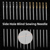 Easy-Threading Stainless Steel Sewing Needles Set (30-Pack)