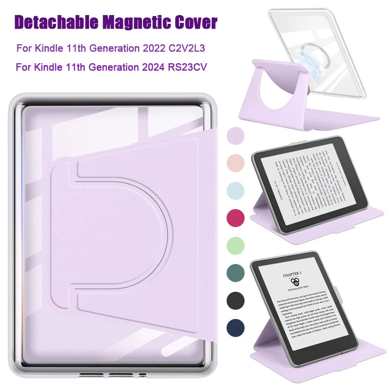 360° Rotating Case for Kindle 6-Inch 11th & 12th Generation