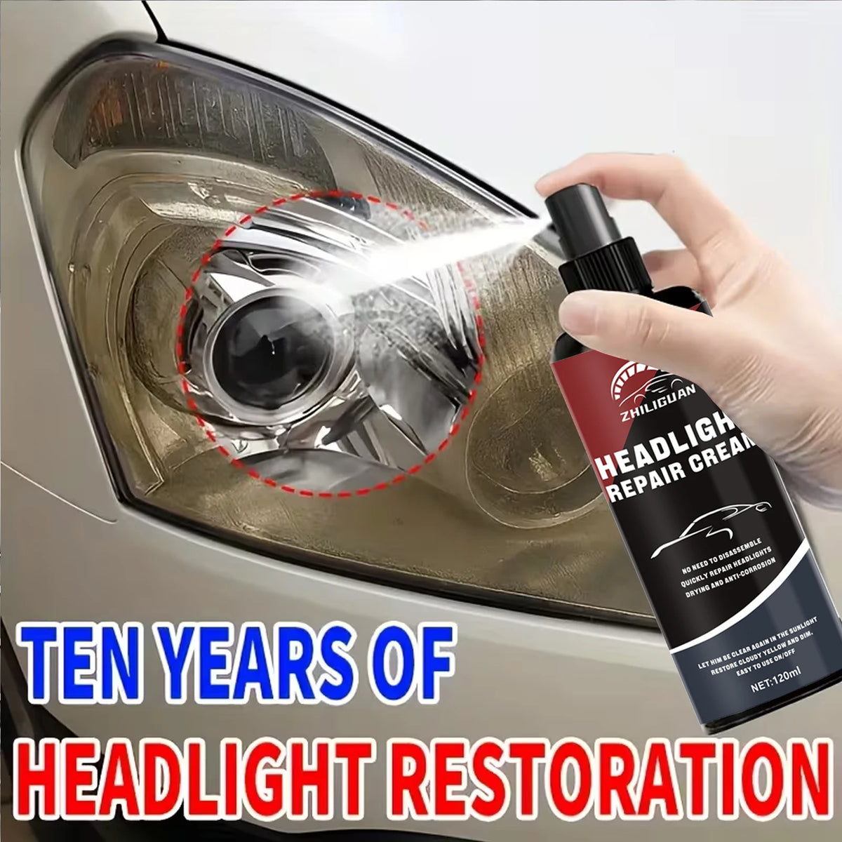 Professional Headlight Restoration Kit