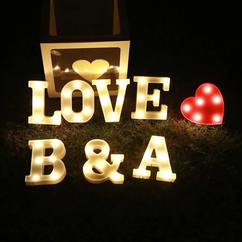 LED-Alphabet-Buchstaben-Nachtlampe