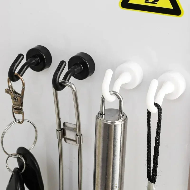 Magnetic Fridge Hooks – Wall-Mounted Multi-Purpose Hanger (Keys, Coats & Kitchen)