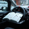 Portable Car Desk Mount for Steering Wheel - Laptop & Dining Tray