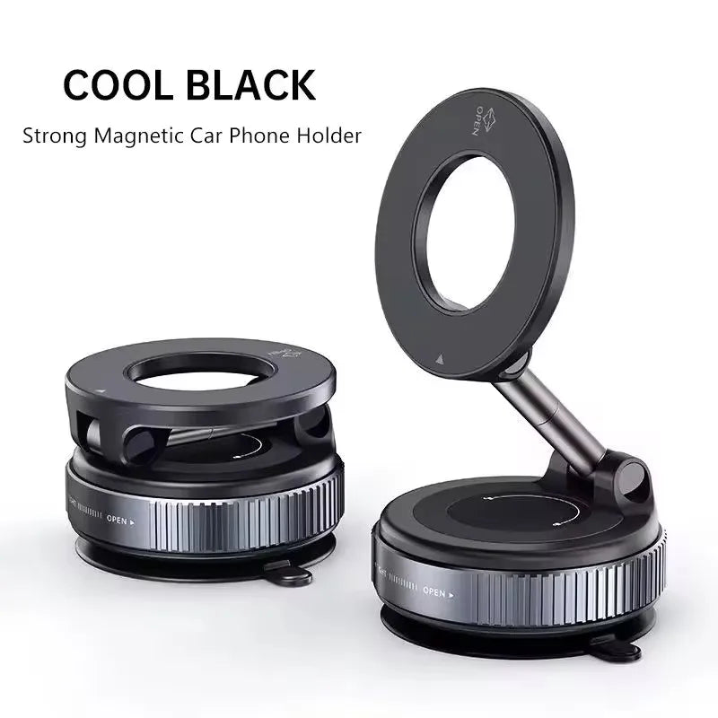 360° Magnetic Car Phone Holder with Vacuum Suction
