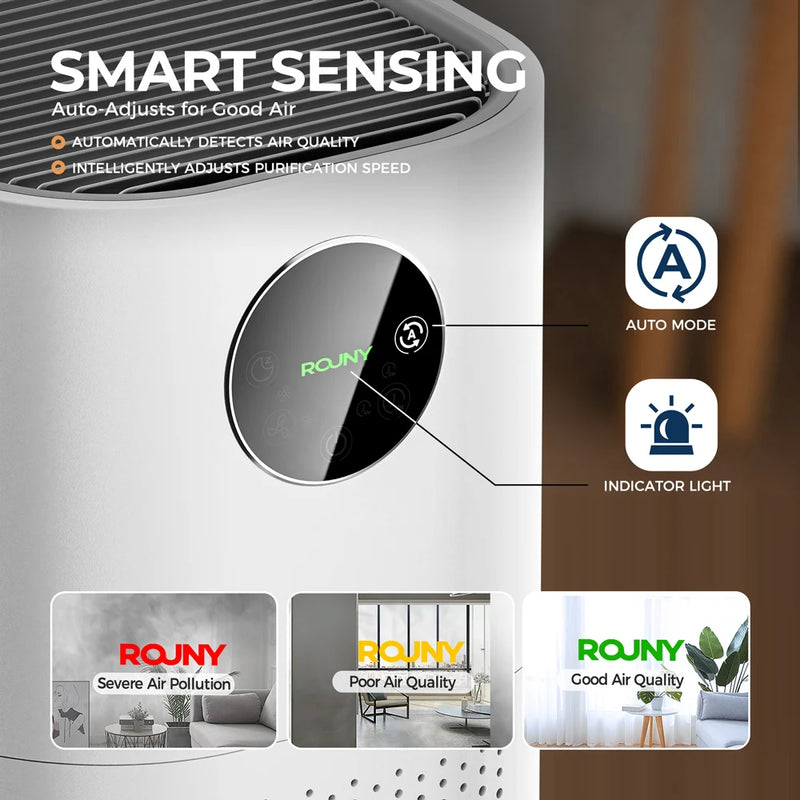 H13 True HEPA Air Purifier for Allergies & Pet Dander