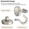Magnetic Hooks for Metal Surfaces (5-Pack)