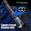 Rechargeable LED Flashlight with Digital Display