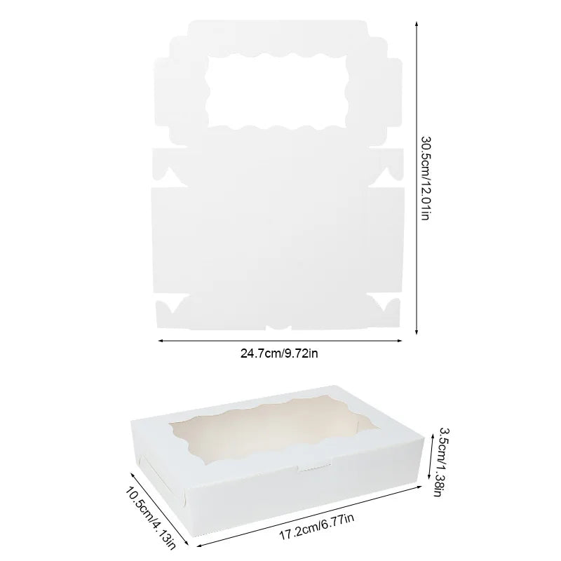 Kraft Paper Gift Boxes with Window