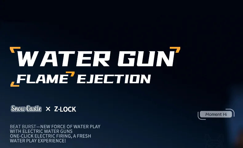 Electric Water Gun Toy with Lights and Sound