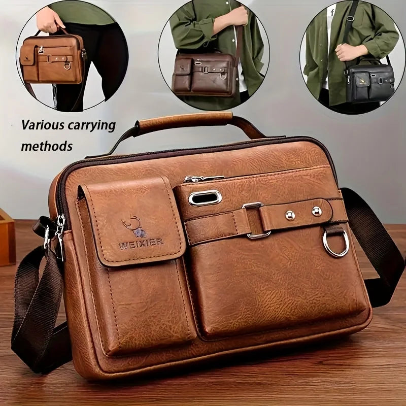 Men's Crossbody Bag with Adjustable Strap